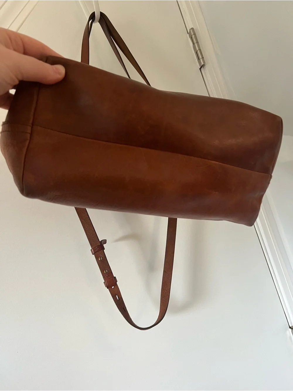Madewell Medium Transport Tote, English Saddle leather